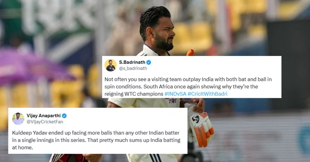 गुवाहाटी कसोटीच्या तिसऱ्या दिवशी दक्षिण आफ्रिकेविरुद्ध भारताच्या विनाशकारी फलंदाजीच्या प्रदर्शनानंतर चाहत्यांमध्ये उत्साह संचारला होता.