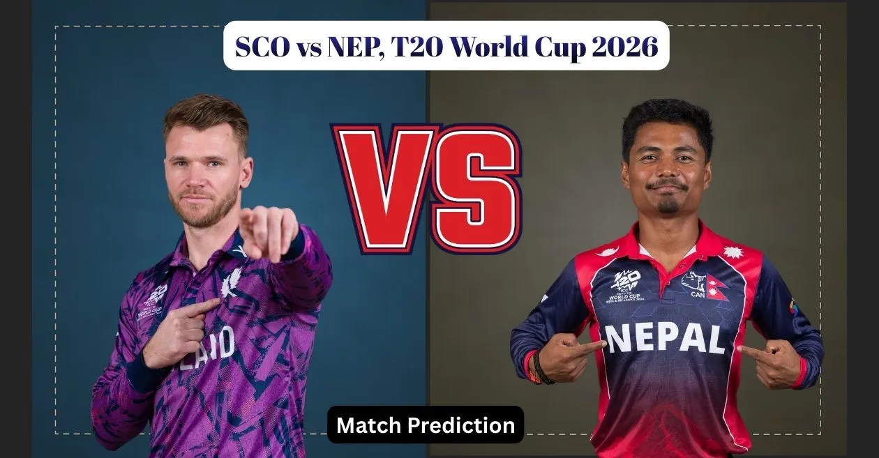 SCO vs NEP, T20 विश्वचषक 2026 सामन्याचा अंदाज: स्कॉटलंड आणि नेपाळ यांच्यातील आजचा सामना कोण जिंकेल?