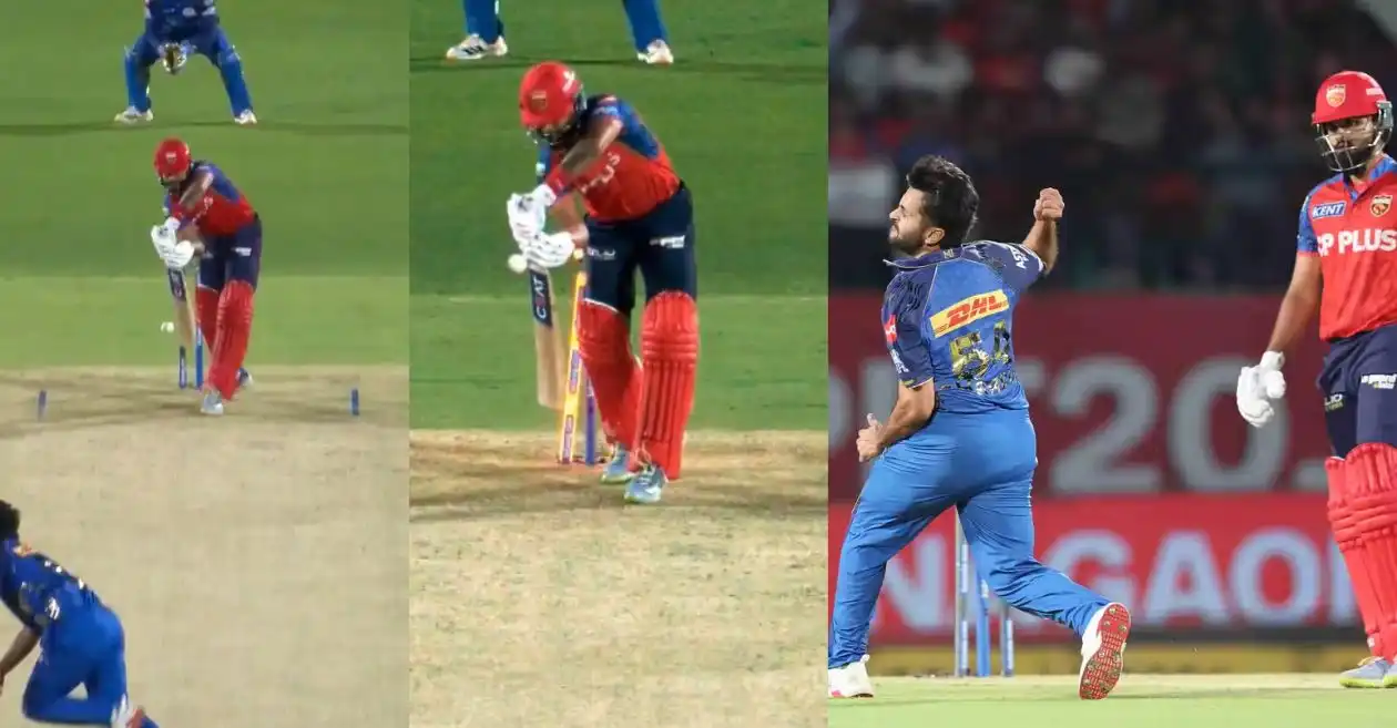 IPL 2026 (WATCH): शार्दुल ठाकूरने श्रेयस अय्यरला हाय-व्होल्टेज PBKS विरुद्ध MI चकमकीमध्ये पीचसह गोलंदाजी दिली