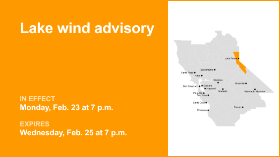 ग्रेटर लेक टाहो क्षेत्र बुधवारी संध्याकाळपर्यंत तलावाच्या वाऱ्याच्या सल्ल्याखाली राहील – वारे 45 मैल प्रतितास वेगाने वाहत आहेत – मर्क्युरी न्यूज