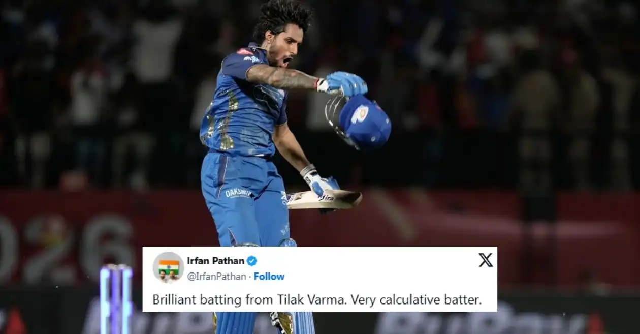 IPL 2026 मध्ये PBKS विरुद्ध MI ला जबरदस्त पाठलाग करण्यासाठी MI ला मदत केल्याने टिळक वर्माचे चाहते भडकले