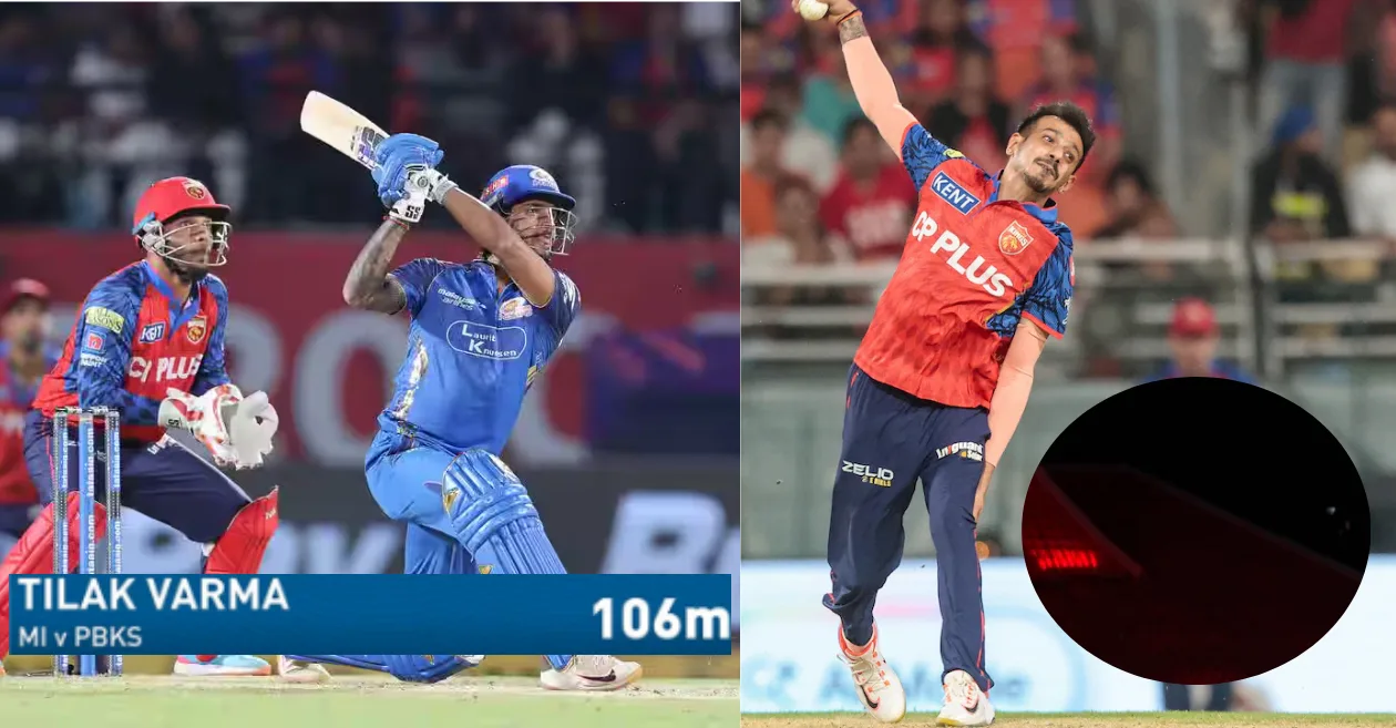 IPL 2026 (WATCH): टिळक वर्माने PBKS विरुद्ध MI संघर्षात युझवेंद्र चहलवर 106 मीटर षटकार मारला