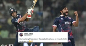 विश्व T20 2026 मध्ये सईतेजा मुकामल्ला, हरमीत सिंग यांच्या नेतृत्वाखाली यूएसए नेदरलँडवर जोरदार विजय मिळवला म्हणून चाहत्यांचा भडका उडाला
