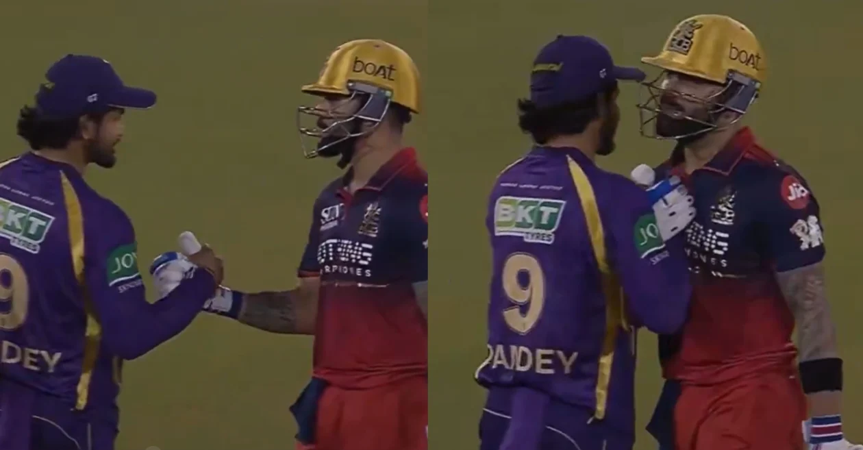 IPL 2026 (WATCH): मनीष पांडेच्या जबरदस्त झेलवर विराट कोहलीची हृदयस्पर्शी प्रतिक्रिया चाहत्यांना जिंकून देते