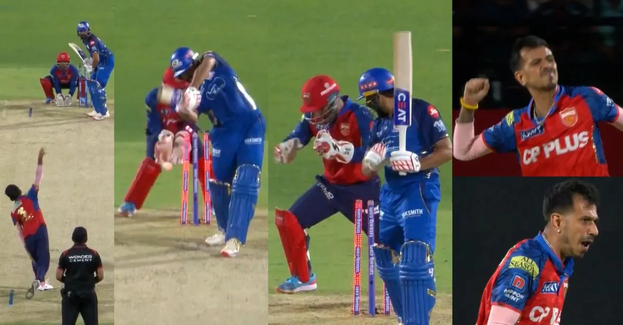 IPL 2026 (पहा): PBKS विरुद्ध MI दरम्यान युझवेंद्र चहलने रोहित शर्माला अपवादात्मक चेंडू टाकून गोलंदाजी केली