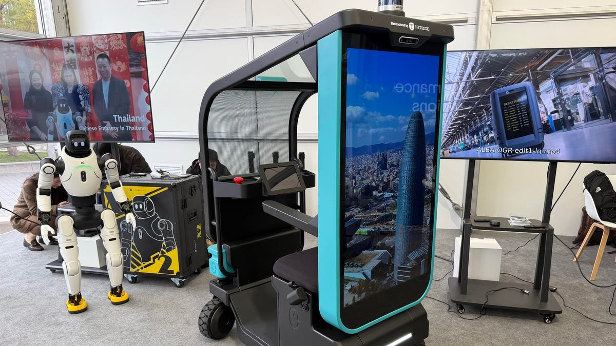 द्वारपाल रोबोट, सेल्फ-ड्रायव्हिंग कार्ट आणि स्मार्ट टॅग: MWC येथे भविष्यातील विमानतळावर स्वागत आहे