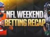 NFL वीकेंड बेटिंग रिकॅप: रविवारच्या कॉन्फरन्सच्या शीर्षकामध्ये बुक करा, बेटर्स ड्रॉ मिळवतात