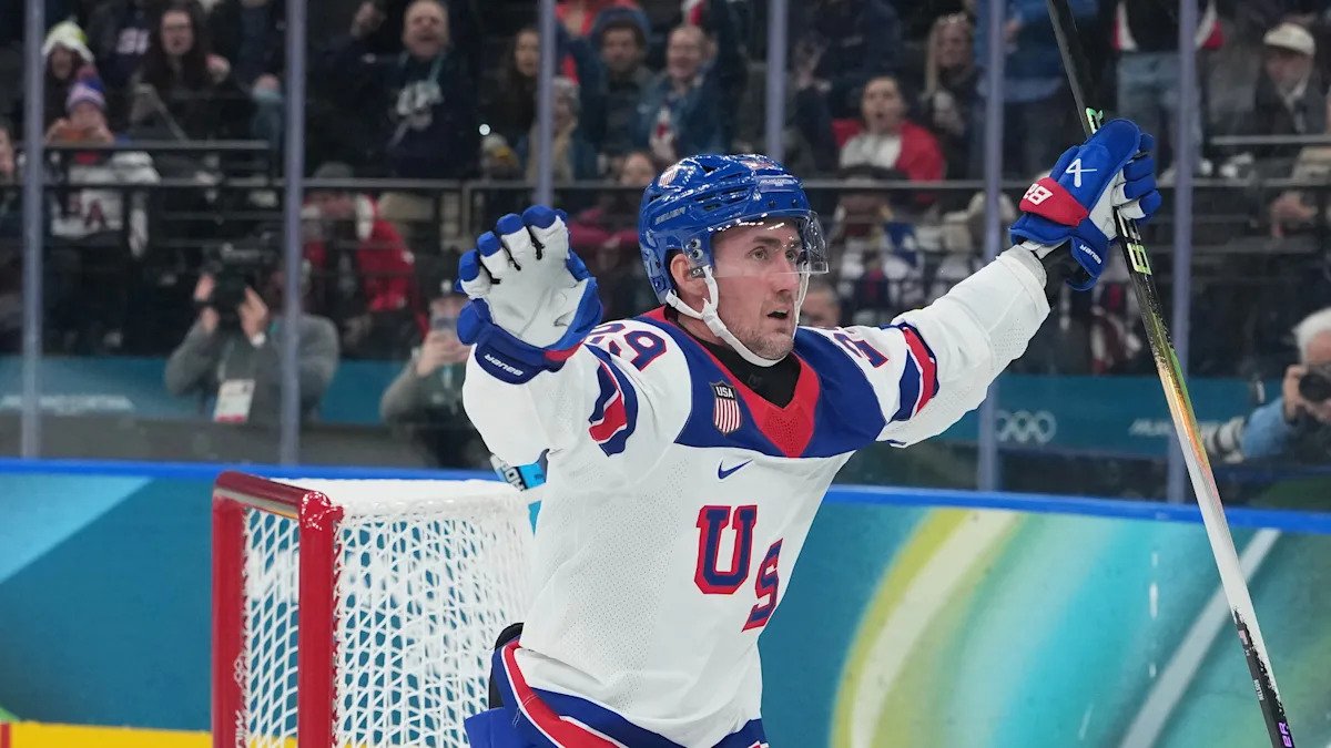 हिवाळी ऑलिंपिक 2026: यूएस पुरुष हॉकीने लॅटव्हियाला हरवताना ब्रॉक नेल्सनचे शेवटचे शब्द