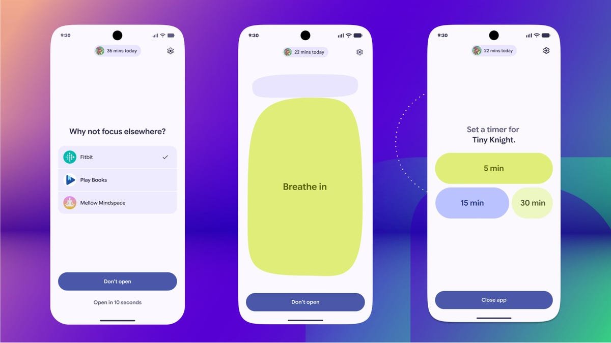 Google या तीन नवीन Android वैशिष्ट्यांसह माझ्या फोनच्या सवयींना योग्य चालना देत आहे