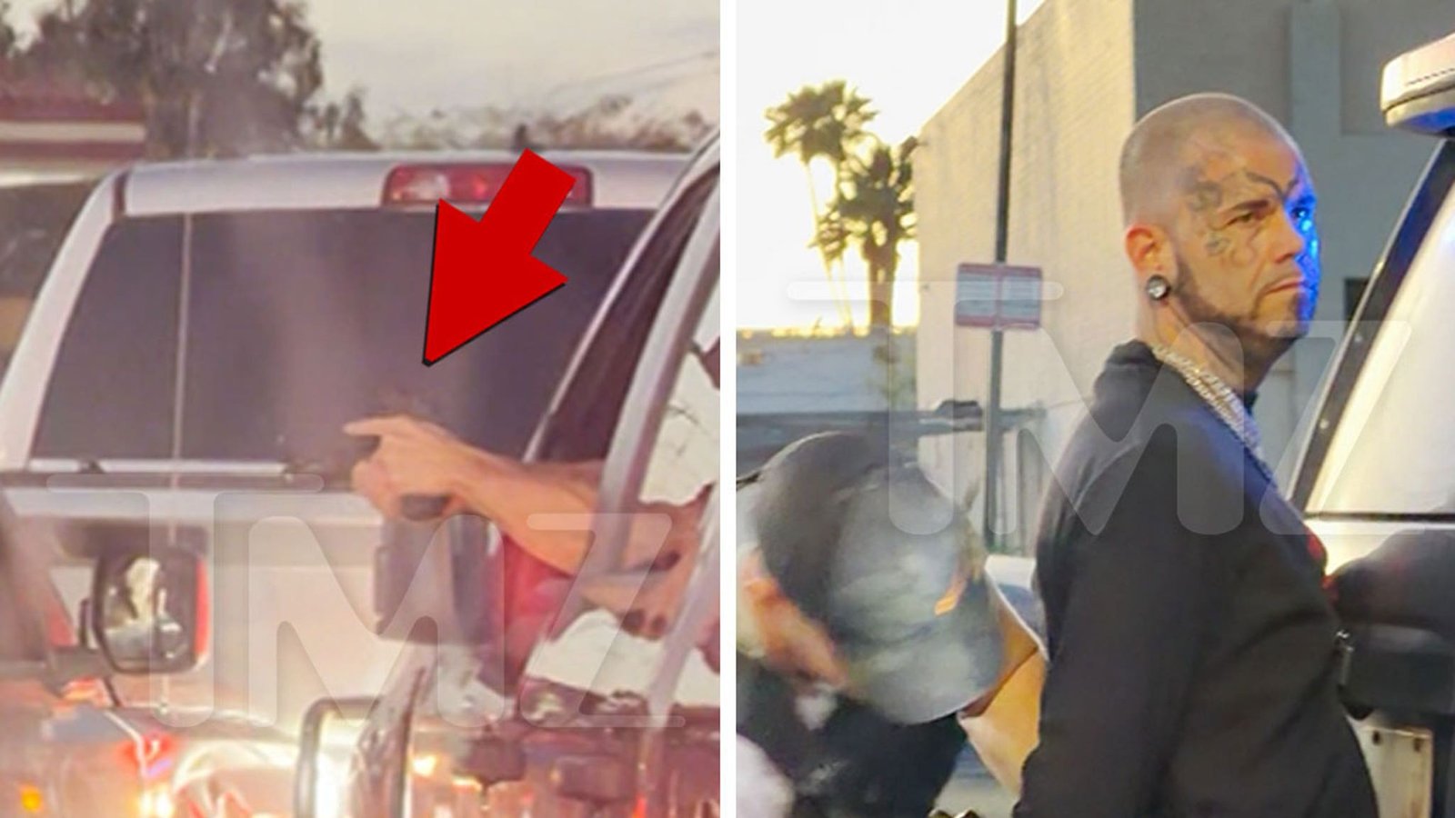 ॲरिझोनामधील दोन संशयितांचा पोलिसांनी जंगली अटक व्हिडिओ पाहिला