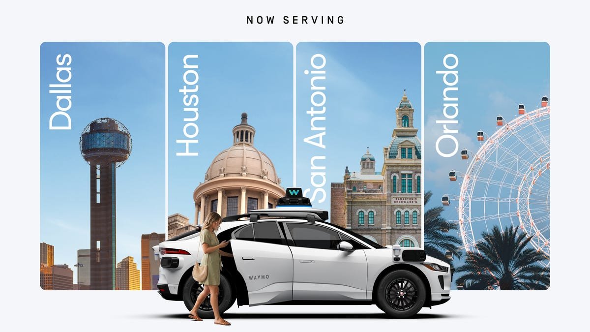 Waymo ची स्वायत्त राइड सेवा 4 नवीन शहरांमध्ये विस्तारली आहे