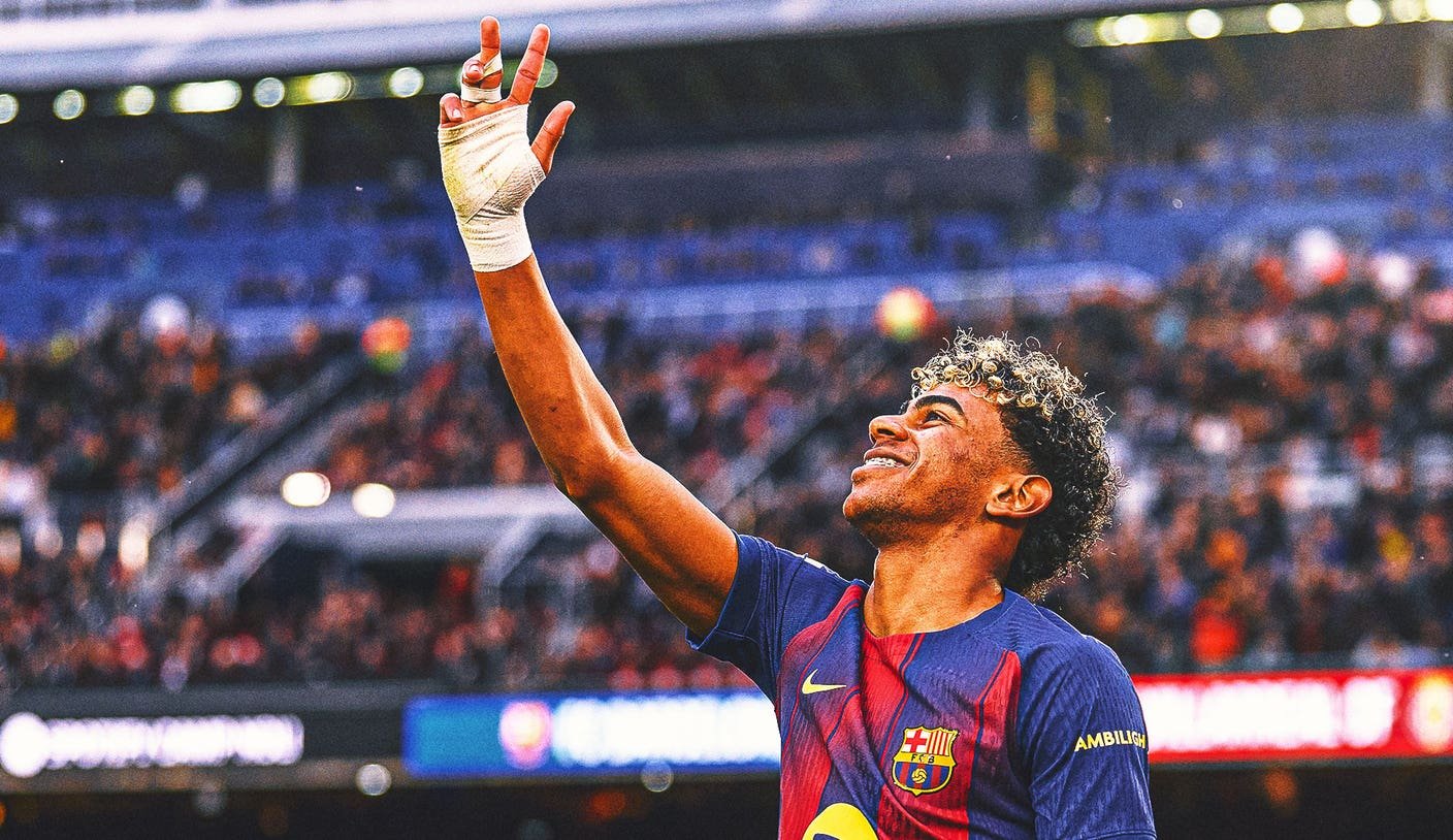 लॅमिन यामल म्हणतो की तो त्याच्या आईला माईलस्टोन हॅट्ट्रिकचा सामना बॉल भेट देईल