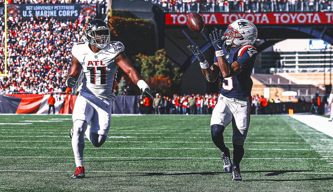 देशभक्त डब्ल्यूआर डेमारियो ‘पॉप’ डग्लस काकांच्या मृत्यूनंतर फाल्कन्स डे विरुद्ध चमकते