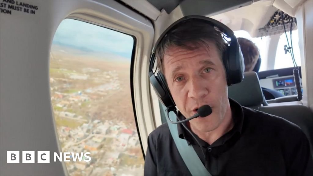 चक्रीवादळ मेलिसा: ‘ग्राउंड झिरो’ विनाशाचे हवाई दृश्य