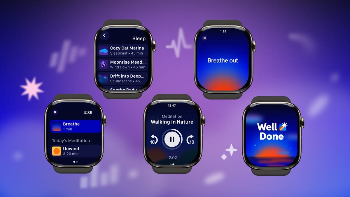 Headspace चे नवीन Apple Watch ॲप तुम्हाला कधी विश्रांतीची आवश्यकता आहे हे जाणून घेण्यासाठी तुमचा हार्ट रेट वापरते