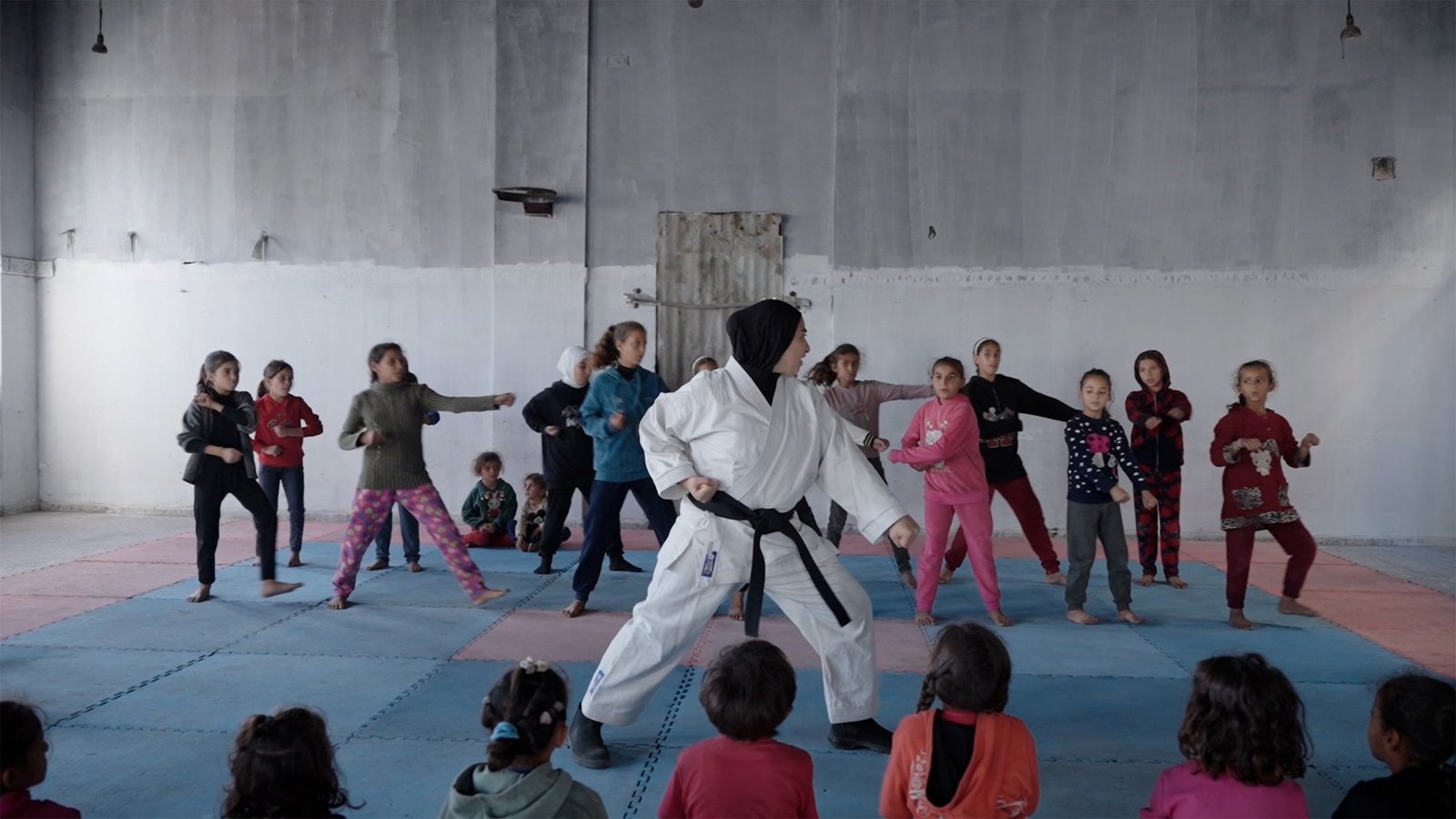 गाझा स्पोर्ट्स क्लब विनाश गाझा असूनही उपक्रम देते