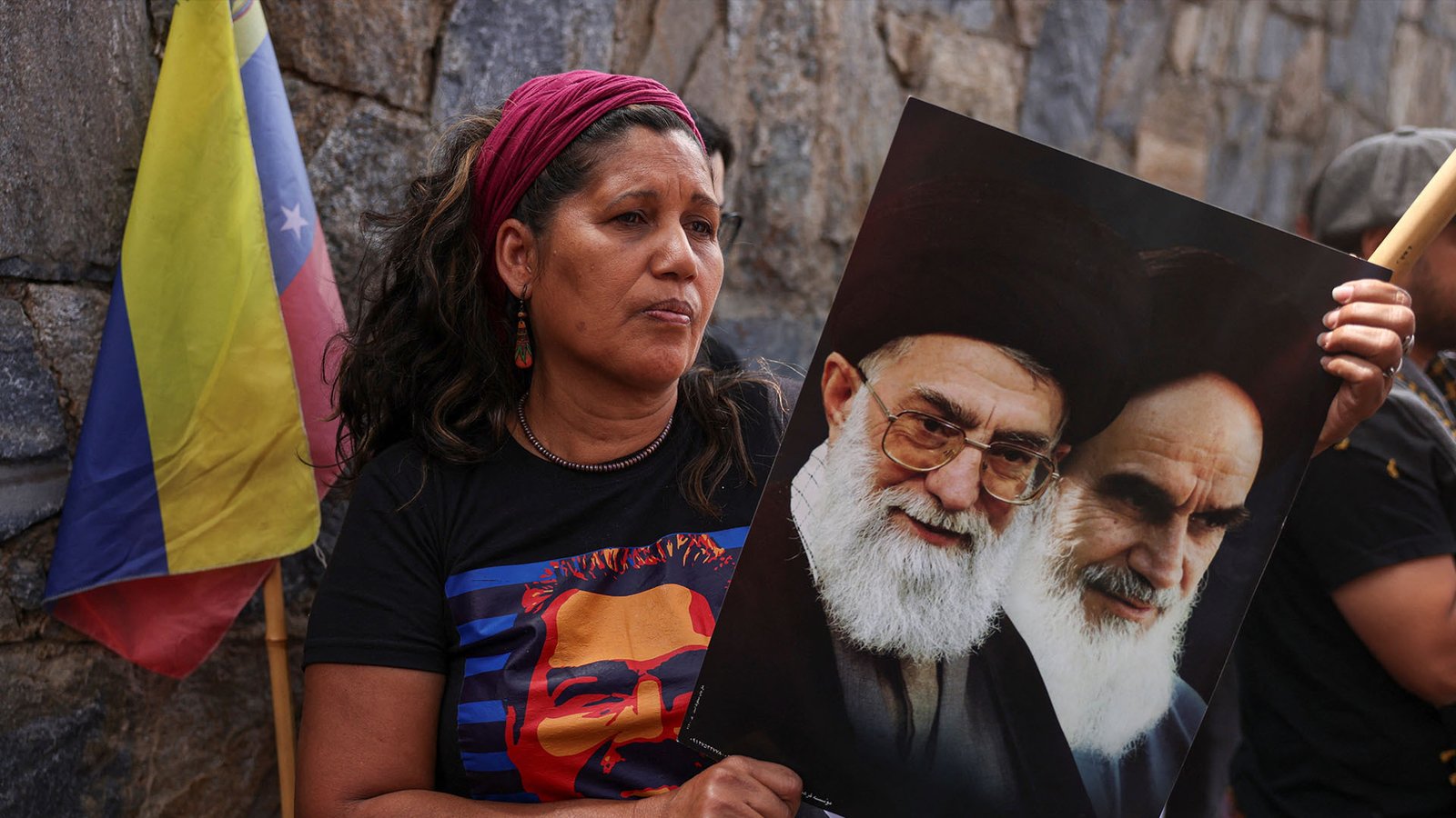 व्हेनेझुएलामध्ये अमेरिका-इस्रायल युद्धाविरुद्ध इराण संघर्षाच्या विरोधात निदर्शने