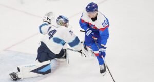 स्लोव्हाकियाच्या विजयात स्लाव्हकोव्स्कीचे पूर्ण प्रयत्न पहिल्या ऑलिम्पिकपासून झालेली वाढ दर्शवते