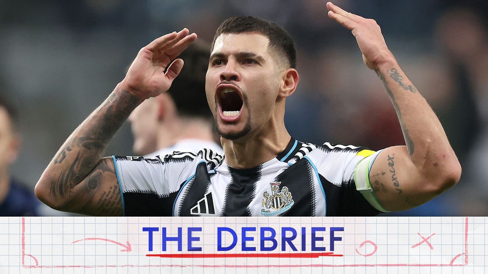 ब्रुनो गुइमारेस पूर्ण मिडफिल्डर, नेको विल्यम्सचा टॅकल आणि ॲडम व्हार्टनचा डेब्रिफमध्ये पासिंग | फुटबॉल बातम्या