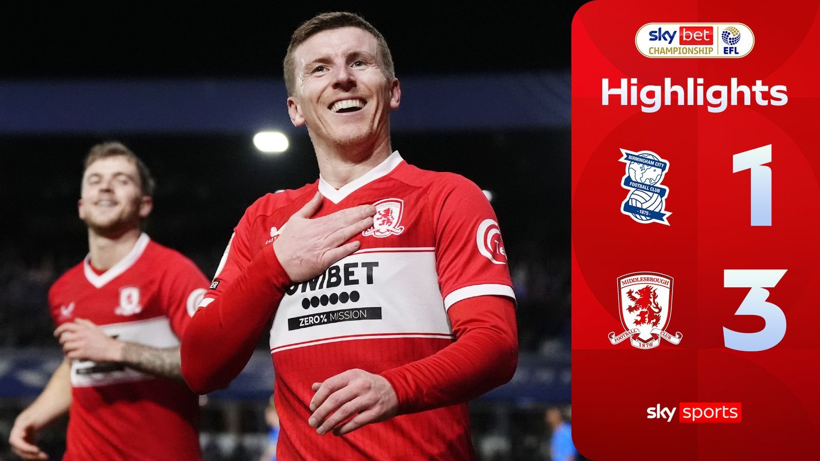 गोल्सच्या ब्रेसमुळे मिडल्सब्रोला बढतीच्या शर्यतीत महत्त्वपूर्ण विजय मिळवण्यात मदत झाली