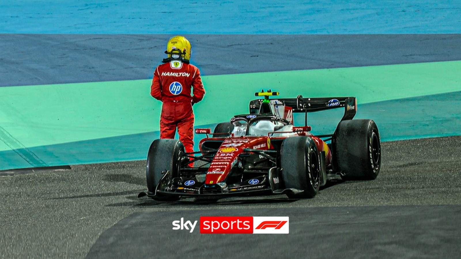 ‘त्याचे इंधन संपले तर आश्चर्य?’ | बहरीनमधील अंतिम सत्रात हॅमिल्टनने लाल झेंडा दाखवला