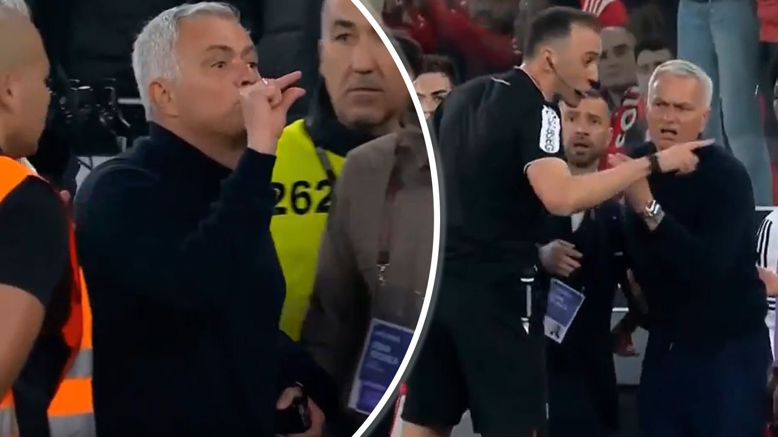 पोर्टोविरुद्ध बेनफिकाच्या उशिराने बरोबरी साधल्यानंतर मोरिन्हो लाल दाखवतो!