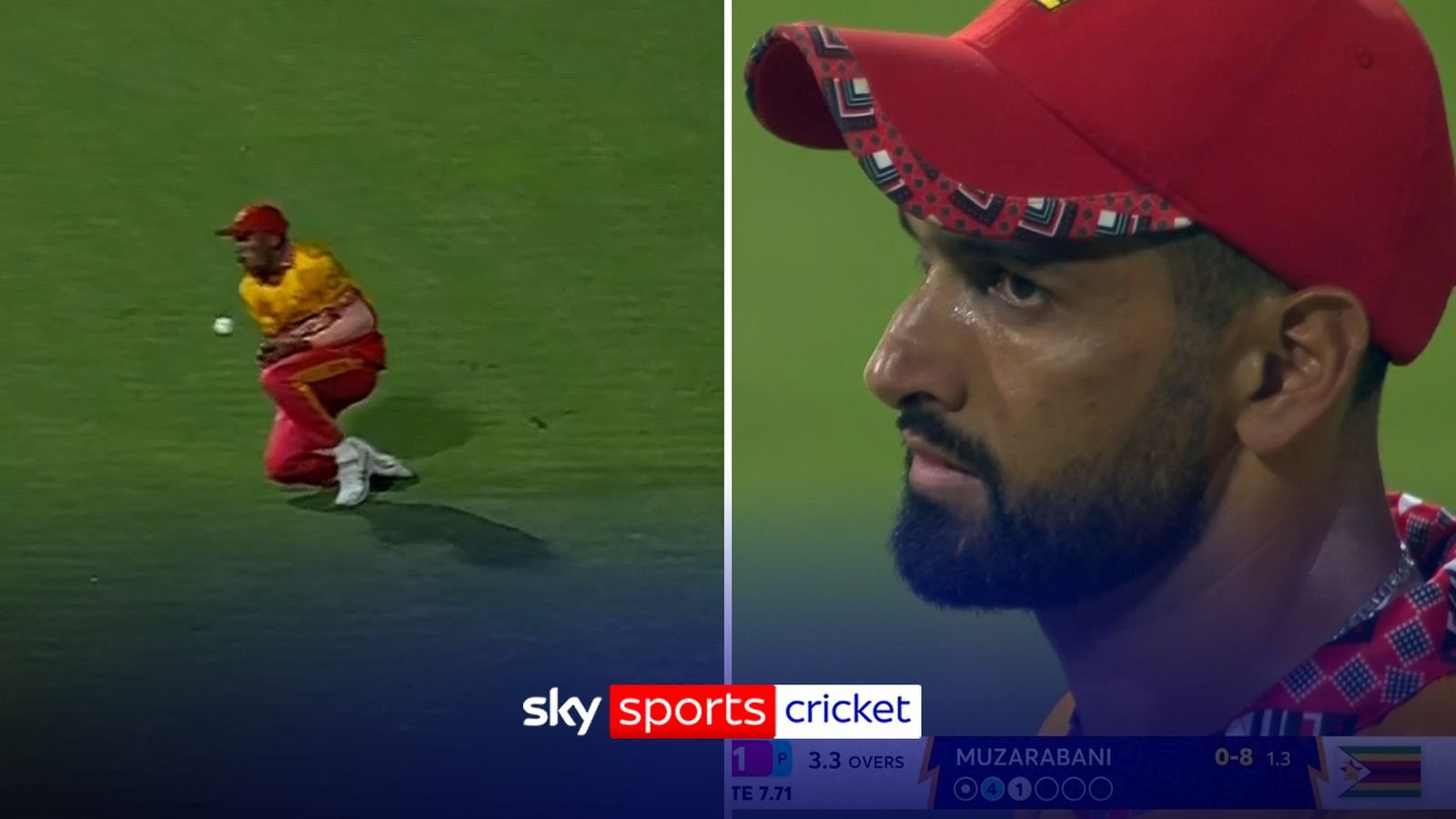 ‘बघून मारता येईल!’ | झिम्बाब्वेचा क्षेत्ररक्षक एकाच बॅटमध्ये दोनदा!